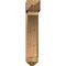 Ekena Millwork Thorton Arts and Crafts Rough Sawn Bracket w/ Offset Brace, Western Red Cedar, 8"W x 28"D x 40"H BKT0806X28X40THR03RWR - alternate 3